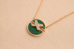 ¡®Twinkle jewelry¡¯JEUX DE ROSE GOLD DIAMOND NECKLACE