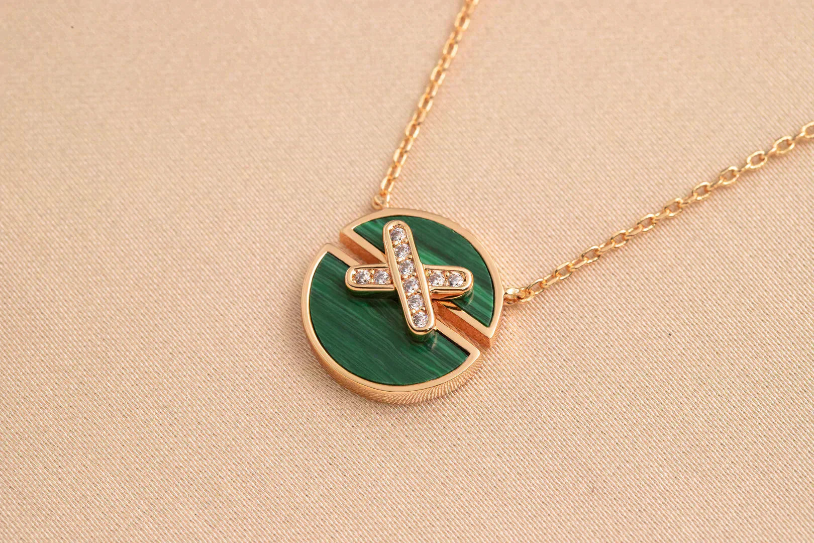 ¡®Twinkle jewelry¡¯JEUX DE ROSE GOLD DIAMOND NECKLACE