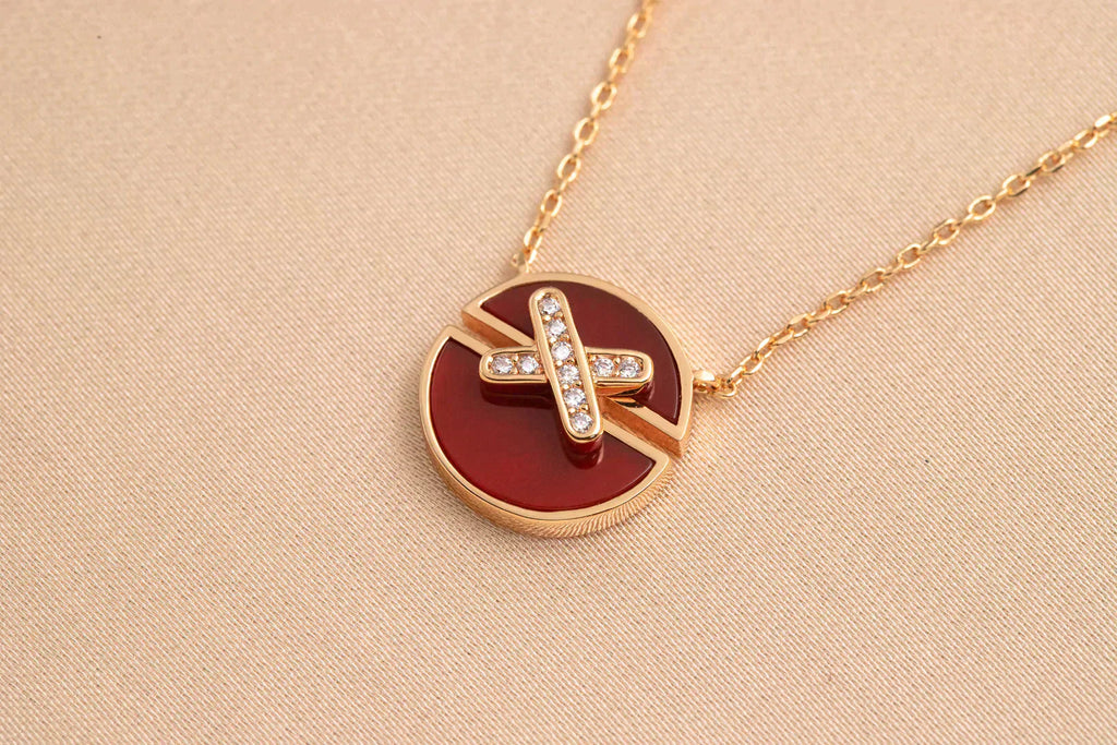 ¡®Twinkle jewelry¡¯JEUX DE ROSE GOLD DIAMOND NECKLACE