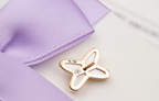 ¡®Twinkle jewelry¡¯JEUX DE WHITE MOP PINK GOLD DIAMOND EARRINGS