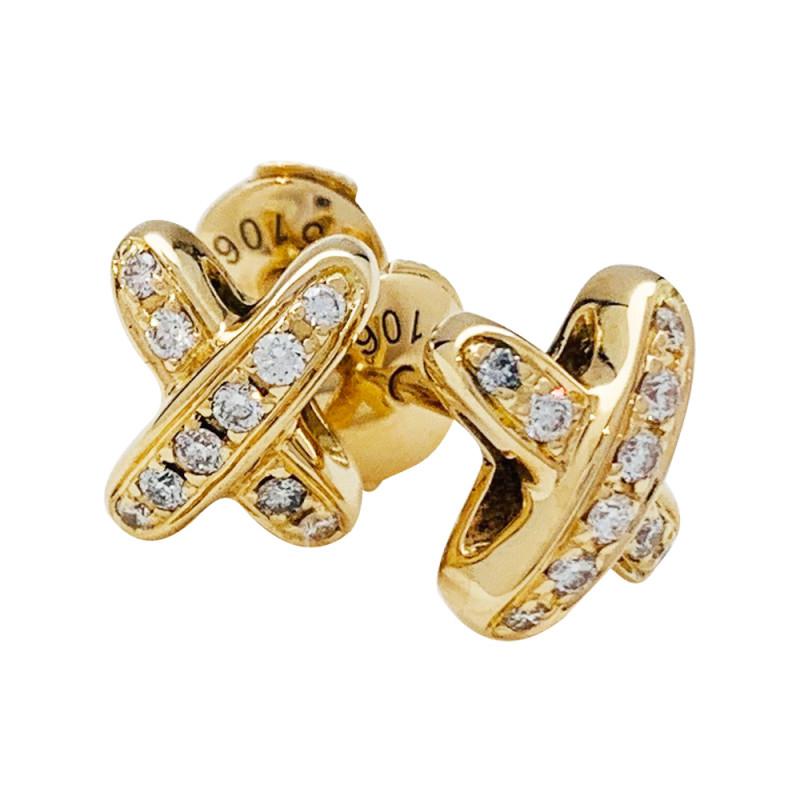 ¡®Twinkle jewelry¡¯JEUX DE GOLD DIAMOND EARRINGS