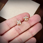 ¡®Twinkle jewelry¡¯JEUX DE GOLD DIAMOND EARRINGS