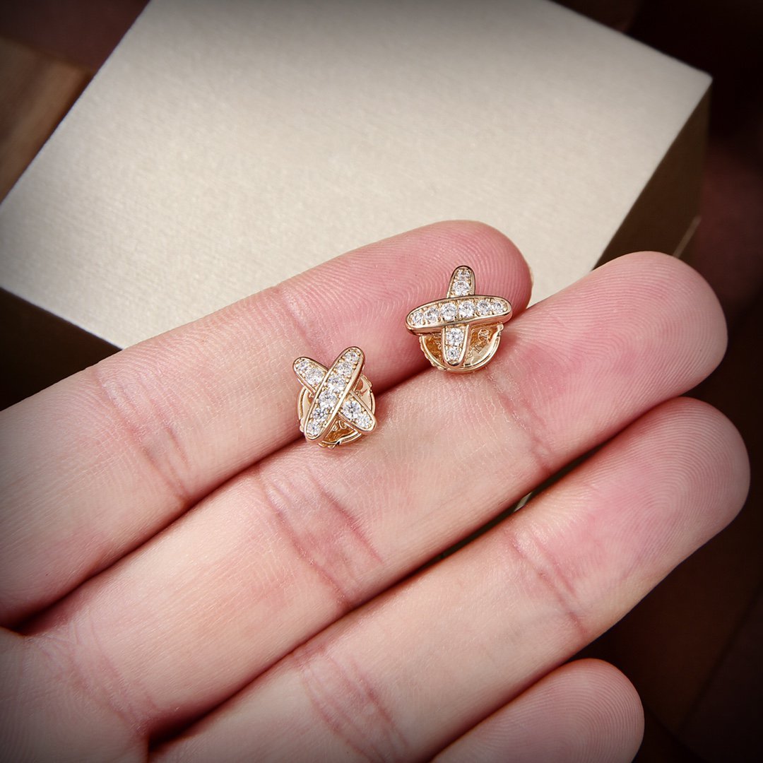 ¡®Twinkle jewelry¡¯JEUX DE GOLD DIAMOND EARRINGS