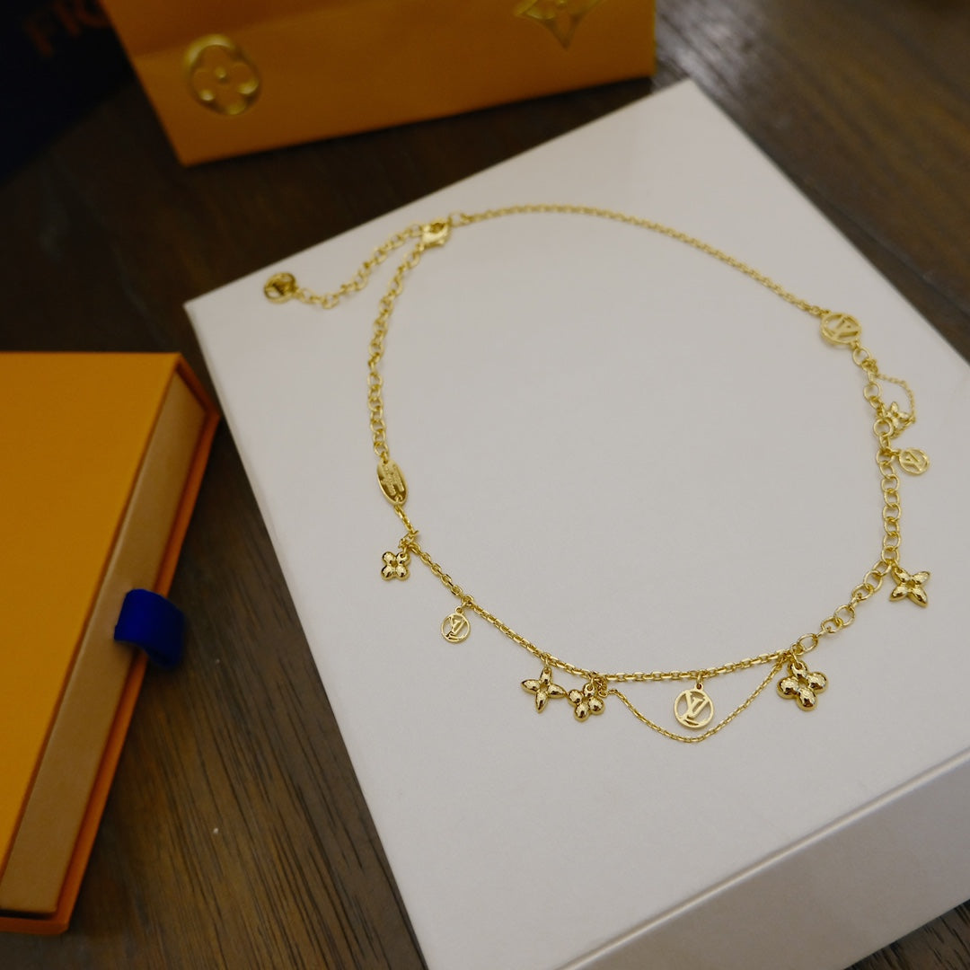 ¡®Twinkle jewelry¡¯BLOOMING SUPPLE NECKLACE BRASS