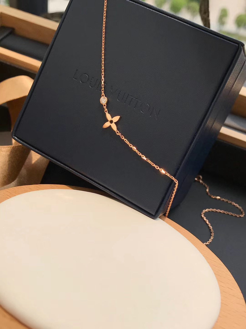 ¡®Twinkle jewelry¡¯BLOSSOM PENDANT PINK GOLD AND DIAMOND