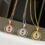 [Twinkle jewelrys]LUCKY MOVER PM PAVED NECKLACE