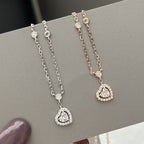 [Twinkle jewelrys]JOY HEART DIAMOND NECKLACE