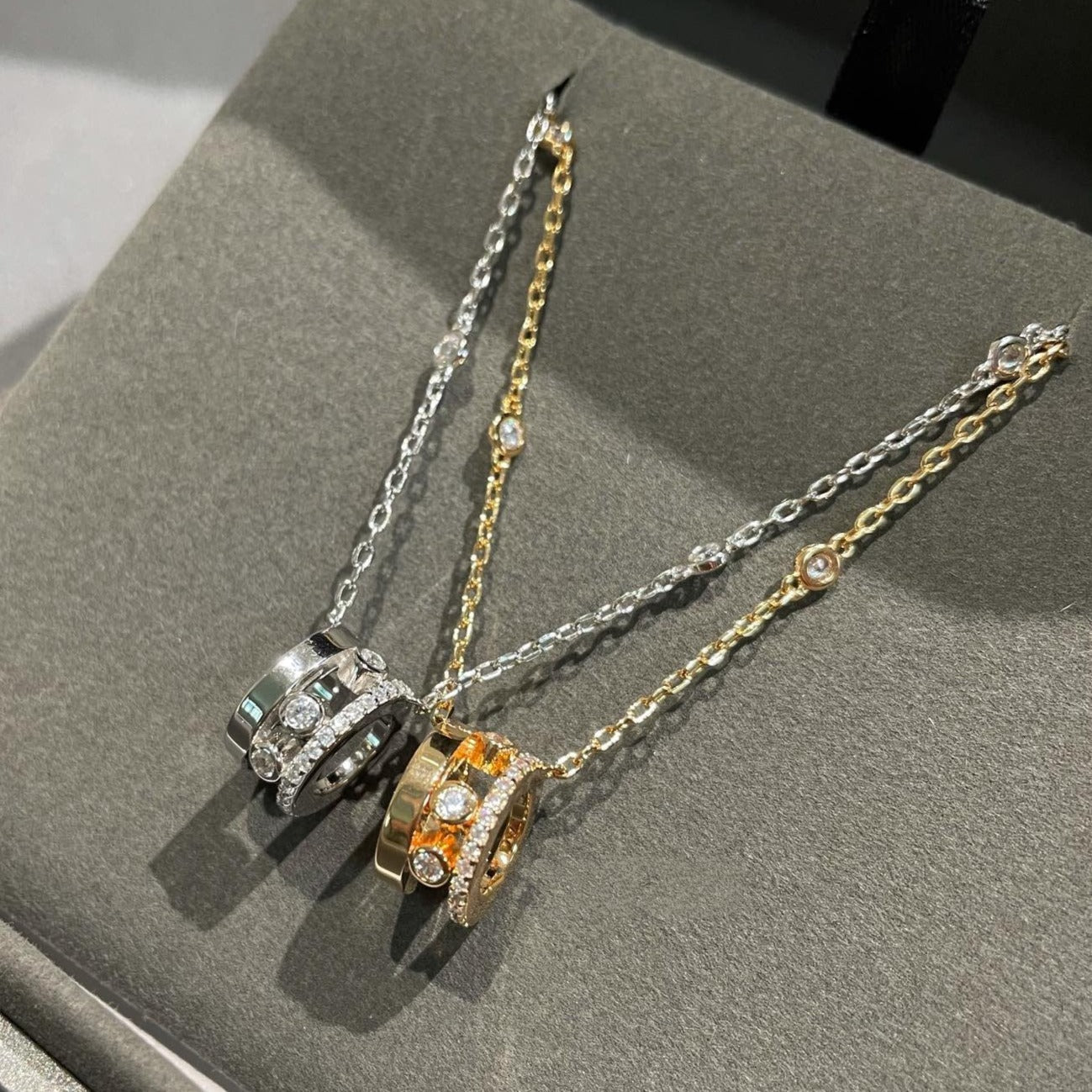 [Twinkle jewelrys]CHAIN MOVE ROMANE PEDAND NECKLACE