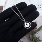 [Twinkle jewelrys]LUCKY MOVE PM NECKLACE SILVER DIAMOND