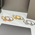 [Twinkle jewelrys]CREOLES MOVE UNO PM DIAMOND EARRINGS