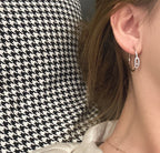 [Twinkle jewelrys]CREOLES MOVE UNO PM DIAMOND EARRINGS