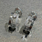 [Twinkle jewelrys]MOVE ROMANE EARRINGS DIAMOND