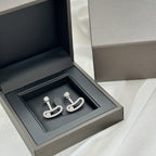 [Twinkle jewelrys]MOVE UNO SILVER DIAMOND EARRINGS