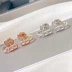 [Twinkle jewelrys]CREOLES MOVE UNO MINI 1 DIAMOND EARRINGS