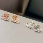 [Twinkle jewelrys]CREOLES MOVE UNO MINI 1 DIAMOND EARRINGS