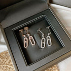 [Twinkle jewelrys]DORMEUSES MOVE UNO DIAMOND EARRINGS