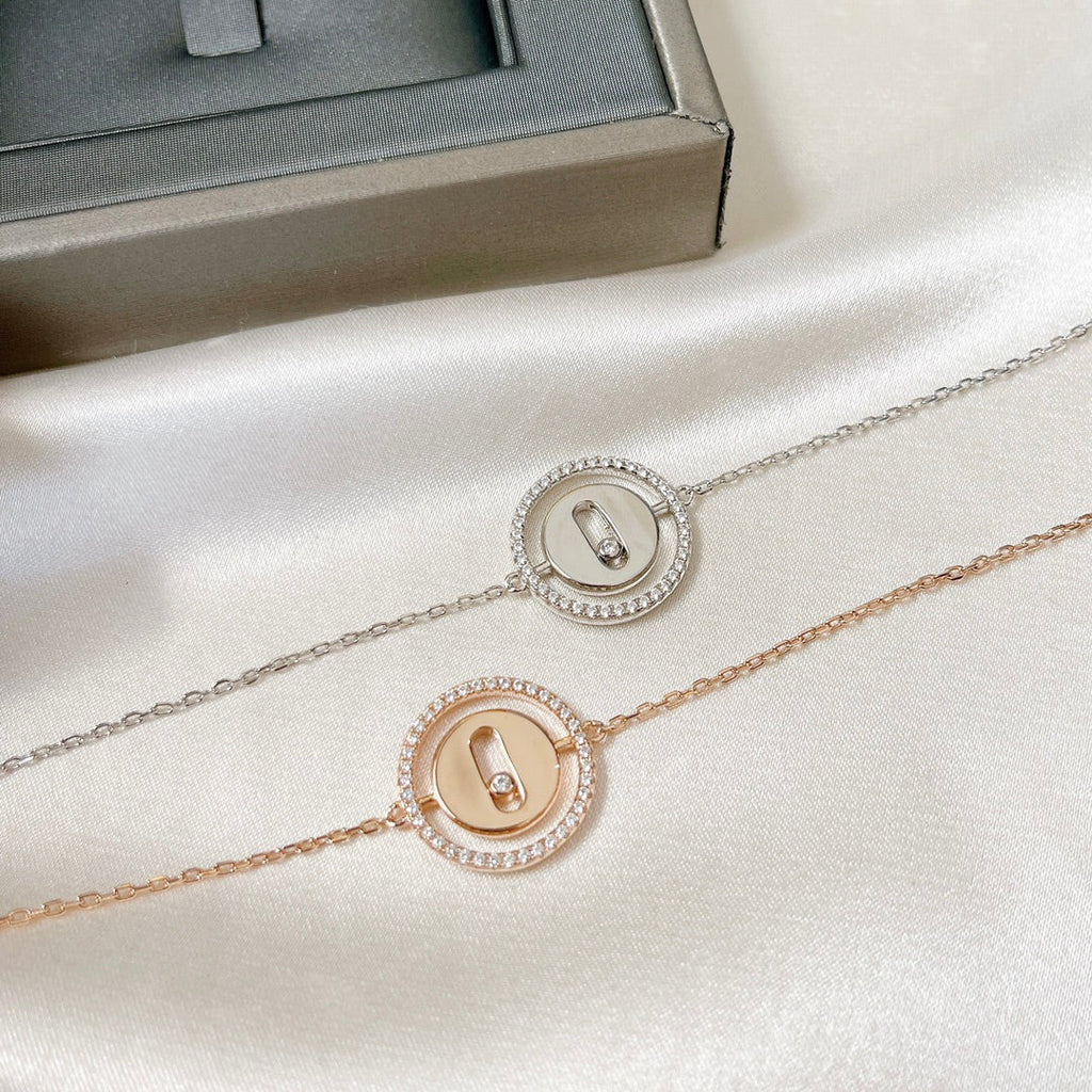 [Twinkle jewelrys]LUCKY MOVE PAVED DIAMOND BRACELET