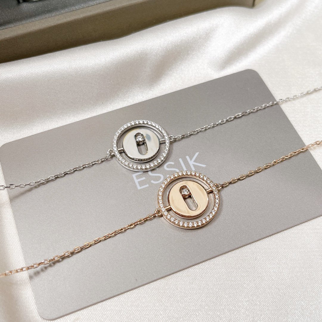 [Twinkle jewelrys]LUCKY MOVE PAVED DIAMOND BRACELET