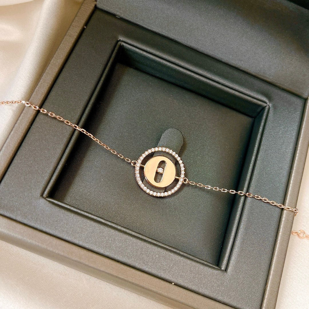[Twinkle jewelrys]LUCKY MOVE PAVED DIAMOND BRACELET