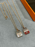 ¡®Twinkle jewelry¡¯H CIRCE MOISSANITE PENDANT NECKLACE GOLD