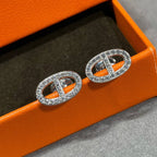 ¡®Twinkle jewelry¡¯HM FULL DIAMOND PIG NOSE STUD EARRINGS
