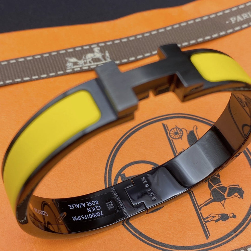 ¡®Twinkle jewelry¡¯CLIC HM SO BLACK YELLOW BRACELET