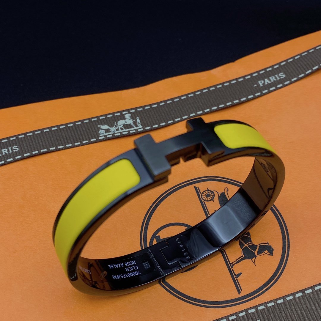 ¡®Twinkle jewelry¡¯CLIC HM SO BLACK YELLOW BRACELET