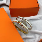 ¡®Twinkle jewelry¡¯CLASSIC HM CLIC WHITE 8MM ENAMEL BRACELET