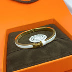 ¡®Twinkle jewelry¡¯CLASSIC HM CLIC WHITE 8MM ENAMEL BRACELET