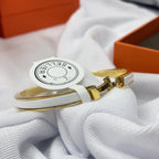 ¡®Twinkle jewelry¡¯CLASSIC HM CLIC WHITE 8MM ENAMEL BRACELET