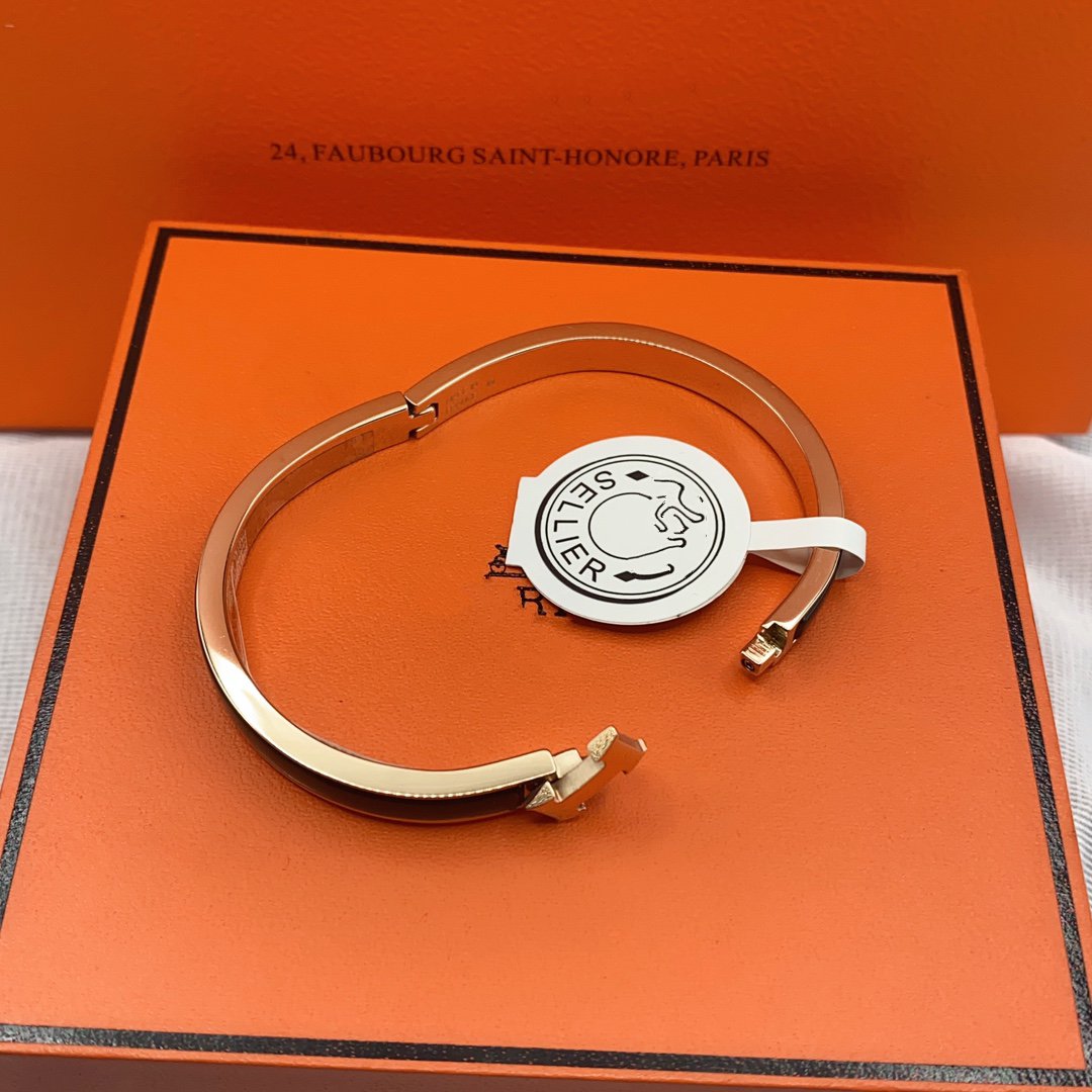 ¡®Twinkle jewelry¡¯CLASSIC HM CLIC BLACK 8MM ENAMEL BRACELET