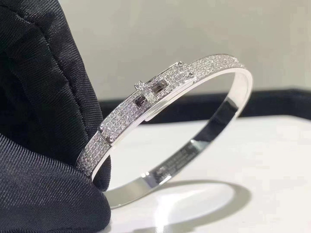 ¡®Twinkle jewelry¡¯HM KELLY BRACELET IN SILVER AND FULL PAVE DIAMOND