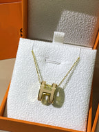 ¡®Twinkle jewelry¡¯HM CLIC YELLOW ENAMEL GOLD NECKLACE