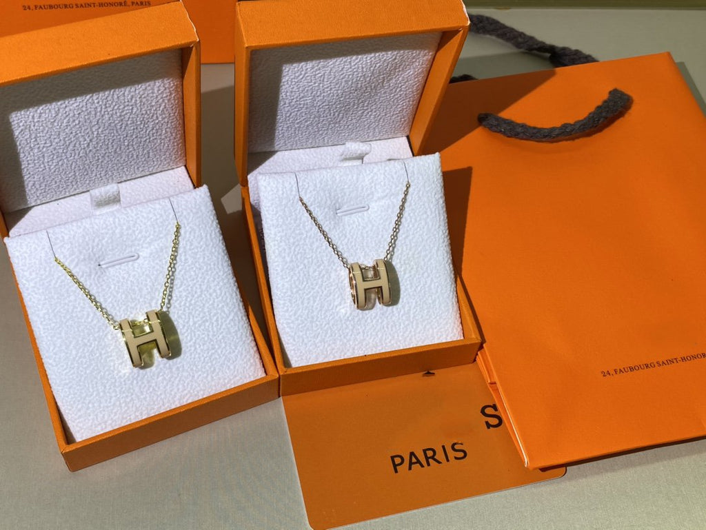 ¡®Twinkle jewelry¡¯HM CLIC YELLOW ENAMEL GOLD NECKLACE