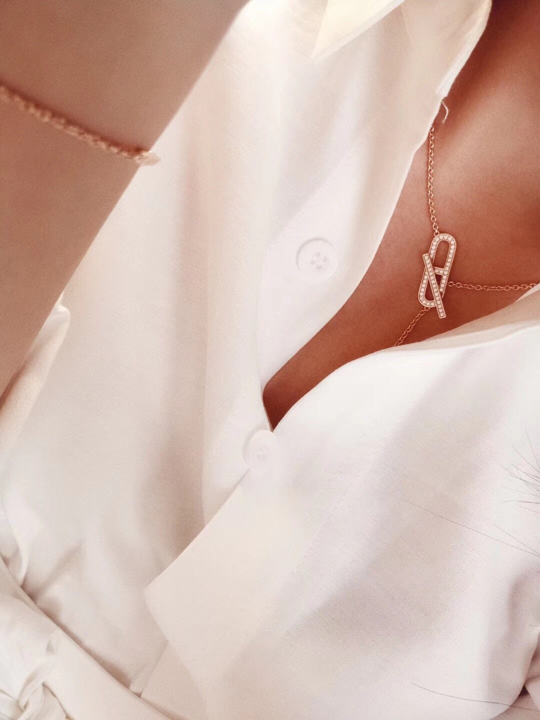 ¡®Twinkle jewelry¡¯HM FIRE PIG NOSE NECKLACE TRENDY STREET