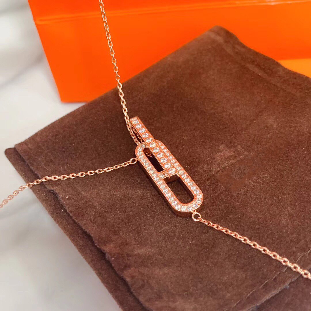 ¡®Twinkle jewelry¡¯HM NECKLACE PLATINUM ROSE GOLD DIAMOND