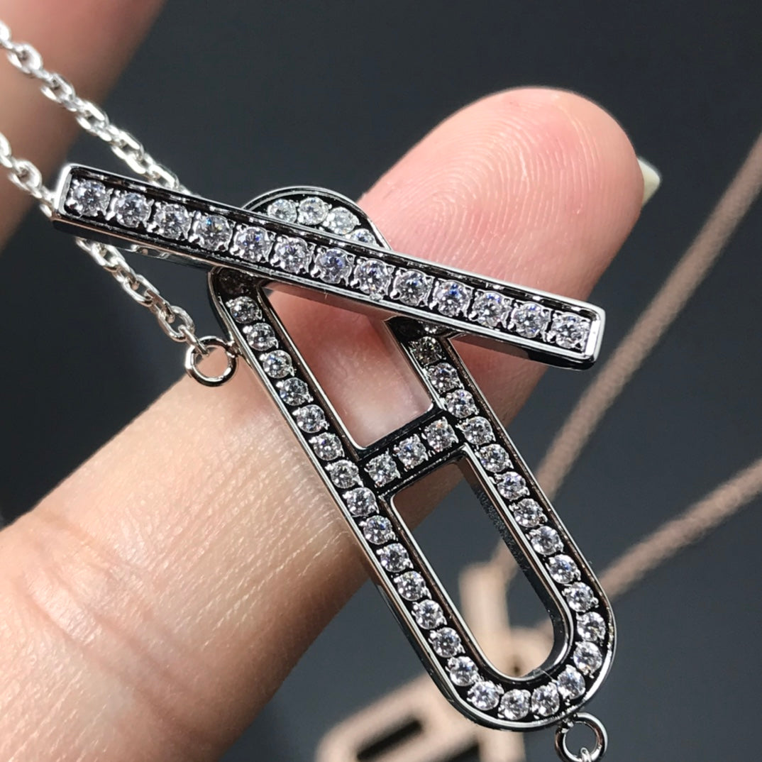 ¡®Twinkle jewelry¡¯HM NECKLACE PLATINUM ROSE GOLD DIAMOND