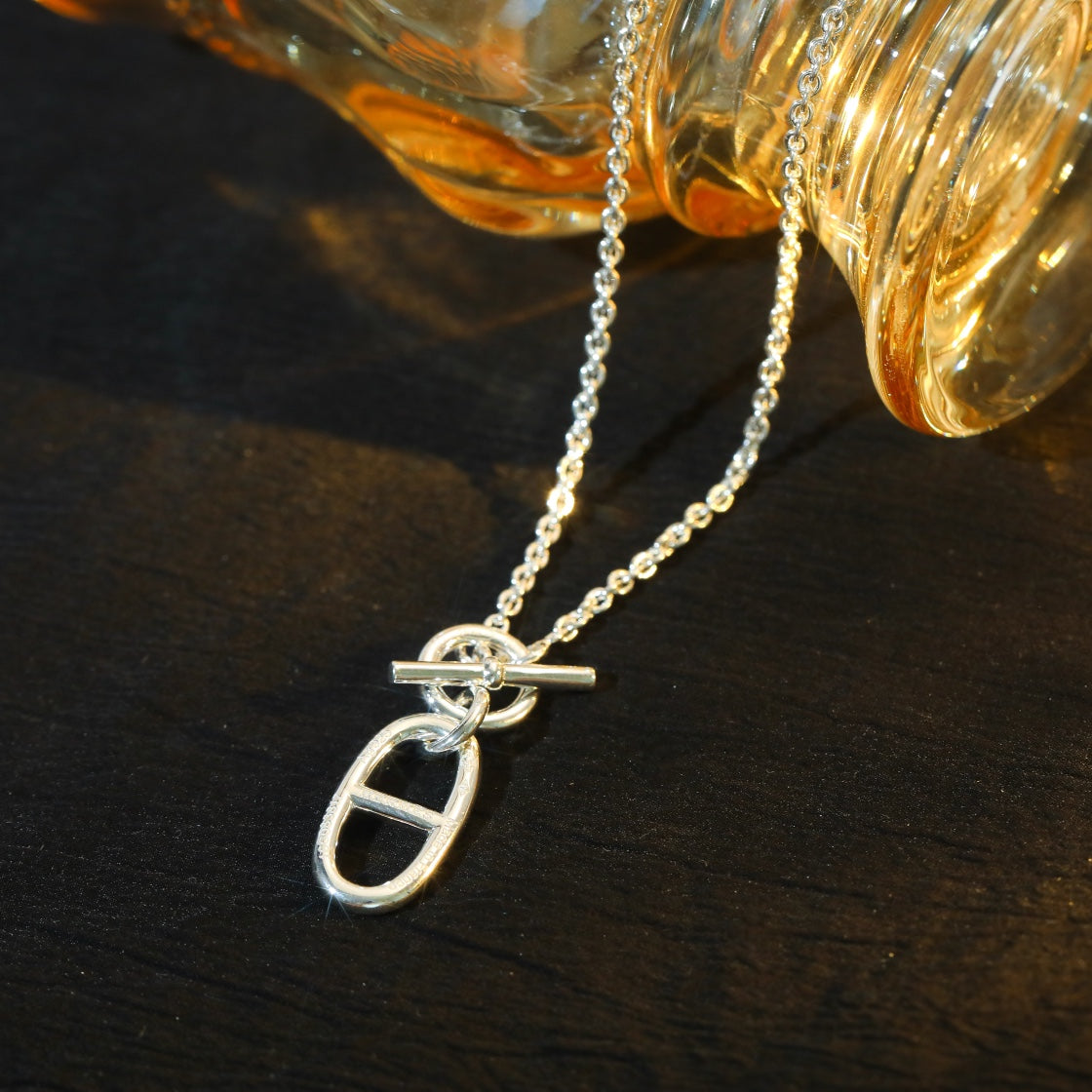 ¡®Twinkle jewelry¡¯HM CHAINE D'ANCRE PENDANT NECKLACE STERLING SILVER