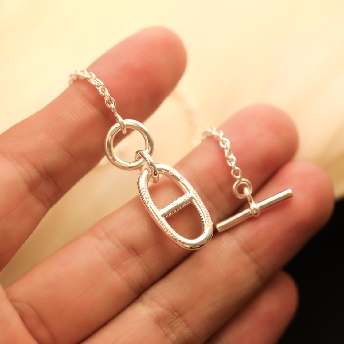 ¡®Twinkle jewelry¡¯HM CHAINE D'ANCRE PENDANT NECKLACE STERLING SILVER