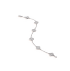 ¡®Twinkle jewelry¡¯CLOVER 6 MOTIF SILVER DIAMOND BRACELET