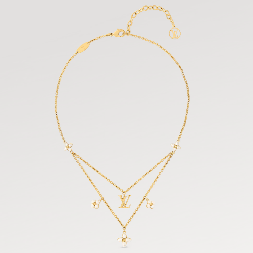 ¡®Twinkle jewelry¡¯FLOWERGRAM GOLD MOP DOUBLE ROW NECKLACE