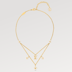 ¡®Twinkle jewelry¡¯FLOWERGRAM GOLD MOP DOUBLE ROW NECKLACE