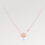¡®Twinkle jewelry¡¯STAR PINK MOP 1 DIAMOND PINK GOLD NECKLACE