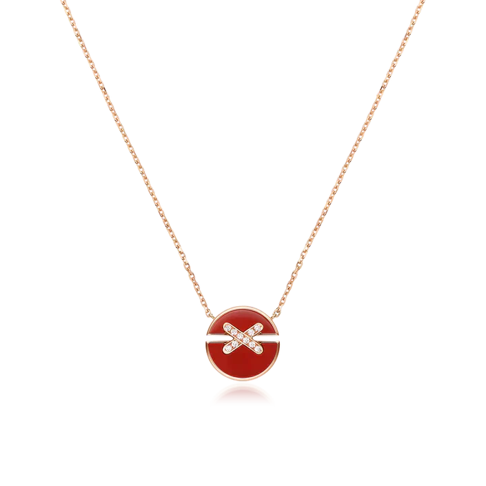 ¡®Twinkle jewelry¡¯JEUX DE ROSE GOLD DIAMOND NECKLACE