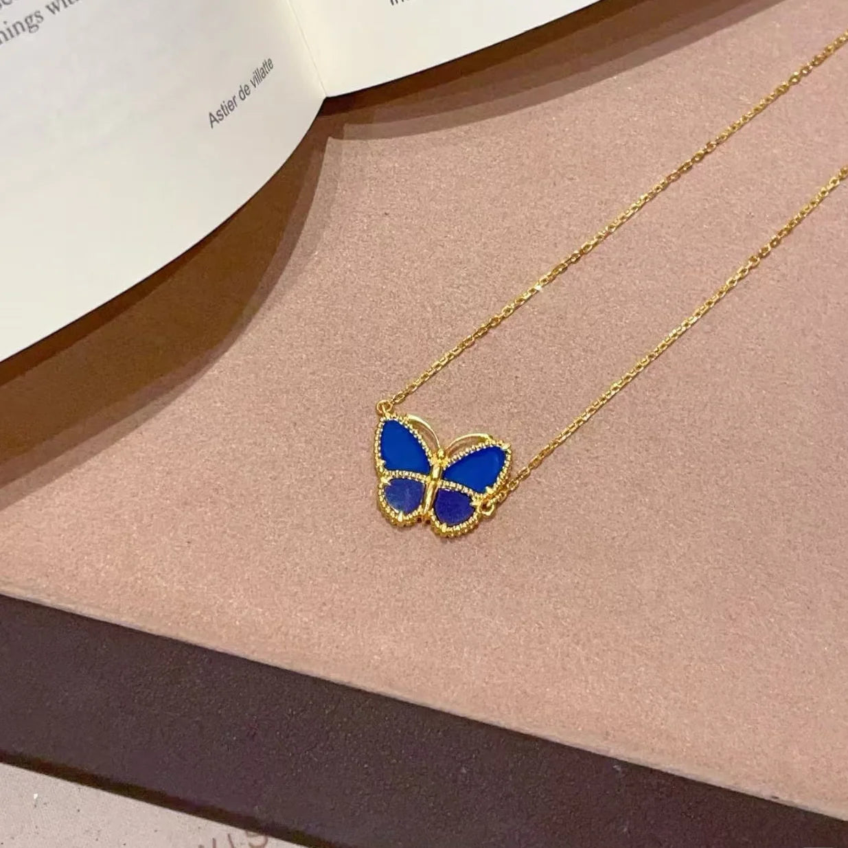 [Twinkle JURI] 2026 NEW LUCKY BUTTERFLY 1 MOTIFS NECKLACE