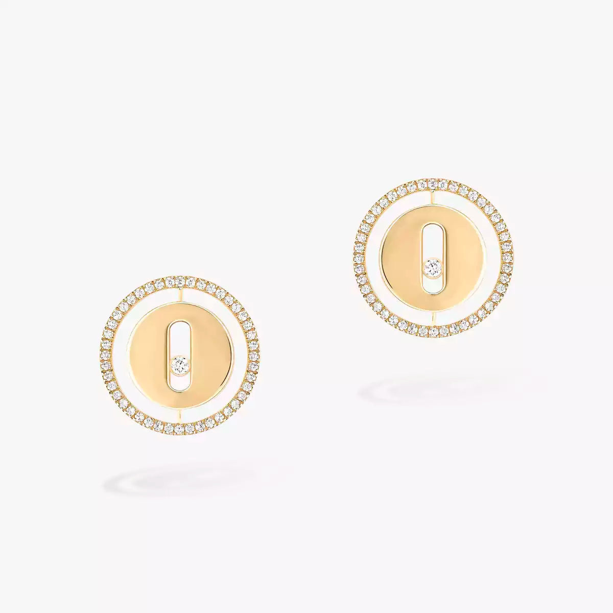 [Twinkle jewelrys]Lucky Move Diamond Earrings