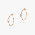 [Twinkle jewelrys]CREOLES MOVE UNO PM DIAMOND EARRINGS