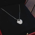 ¡®Twinkle jewelry¡¯AMULETTE SILVER FULL DIAMOND NECKLACE