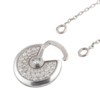 ¡®Twinkle jewelry¡¯AMULETTE SILVER FULL DIAMOND NECKLACE