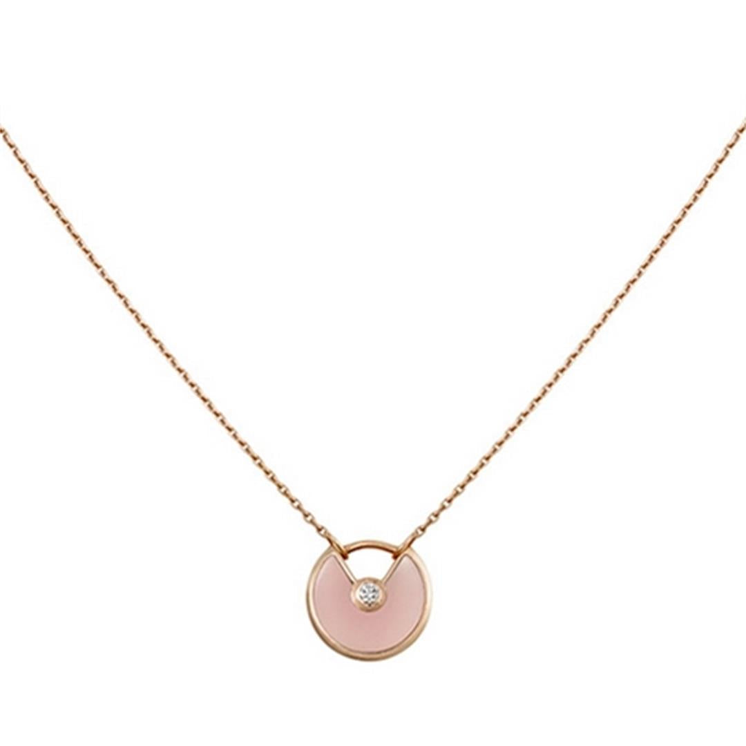 ¡®Twinkle jewelry¡¯AMULETTE ROSE GOLD PINK MOP NECKLACE